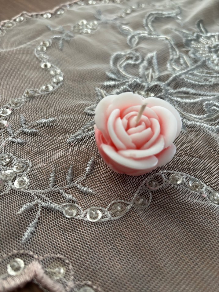 Vintage Pembe Kurdeleli Düğün Aksesuarı - Görsel 4