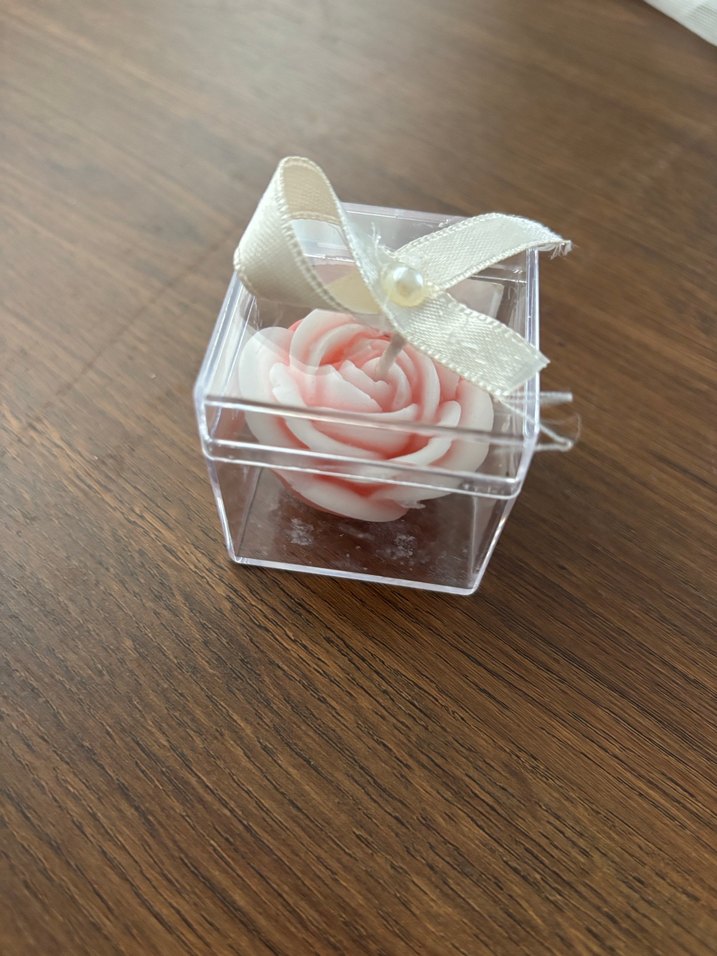 Vintage Pembe Kurdeleli Düğün Aksesuarı - Görsel 3