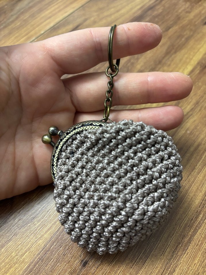 Örgü mini Cüzdan anahtarlık - Görsel 3