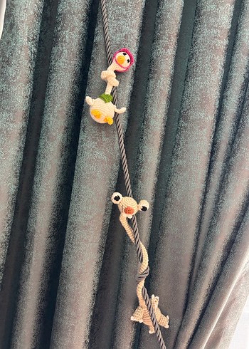 Renkli Örgü Kedi Oyuncakları sid - Görsel 2