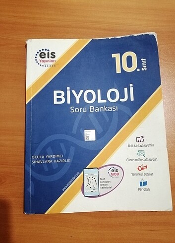 Eis yayınları 10.sınıf Biyoloji Soru Bankası 