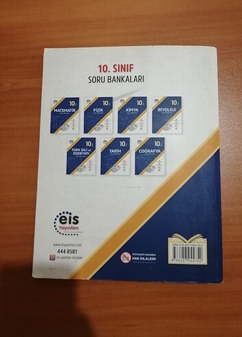  Beden Renk Eis yayınları 10.sınıf Biyoloji Soru Bankası 