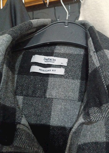 Gri Ekose Pamuklu Erkek Gömlek - Görsel 2