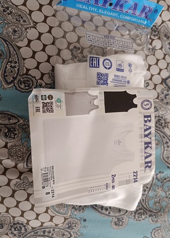 Baskılı Erkek çocuk Atlet, Beyaz, Dar Kesim - Görsel 2