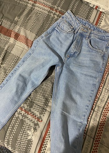 Beyaz Midi Boy Skinny Denim Kadın Jean - Görsel 4