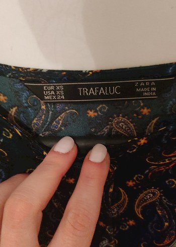 Zara bohem desenli elbise