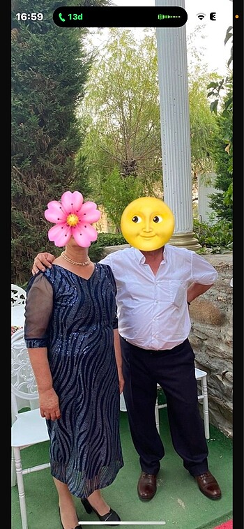Simli elbise