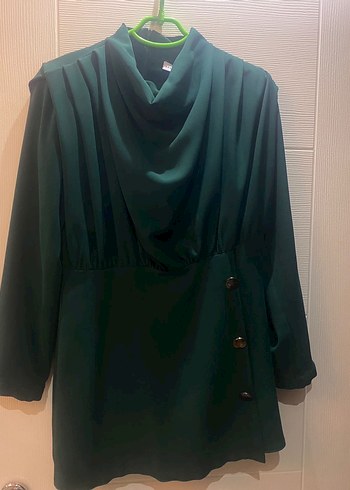 Ahel Tasarım Zümrüt Yeşil İkili takım - Görsel 4