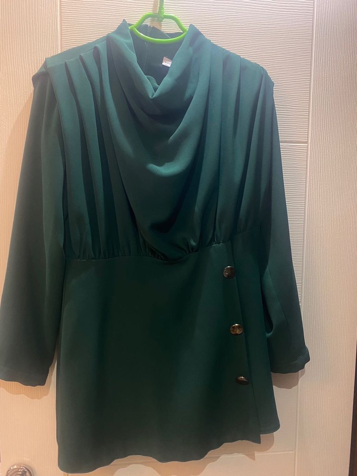 Ahel Tasarım Zümrüt Yeşil İkili takım - Görsel 3