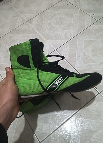 41 Beden yeşil Renk Green Hill Boks Ayakkabısı
