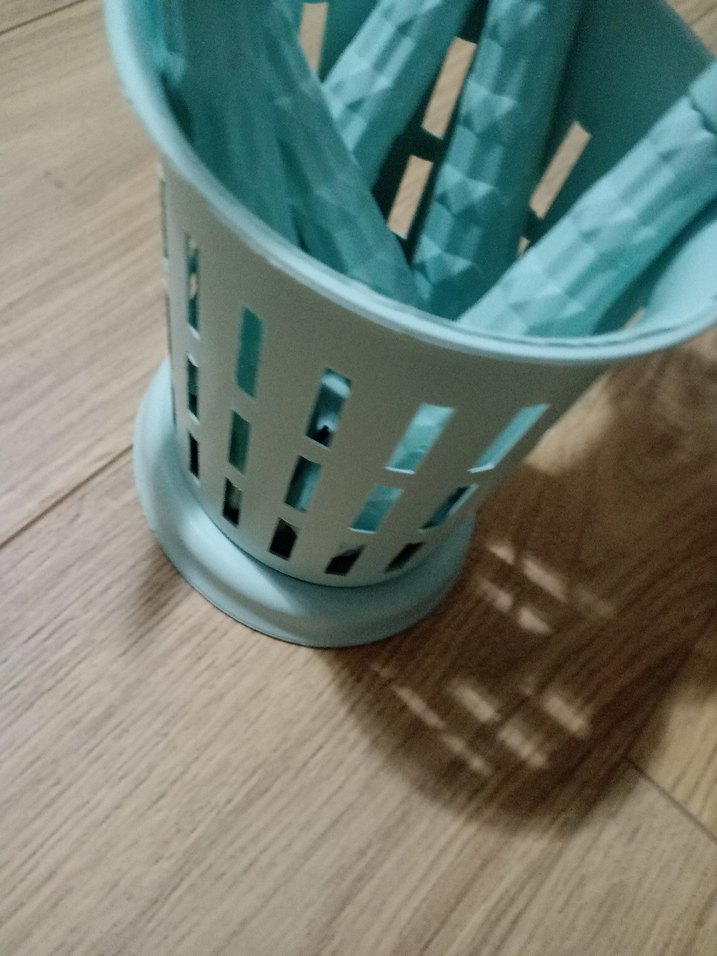 Pastel Mavi Plastik Mutfak Gereçleri Seti - Görsel 3