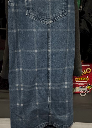 Kız Kot Midi Kısa Tulum - Görsel 3