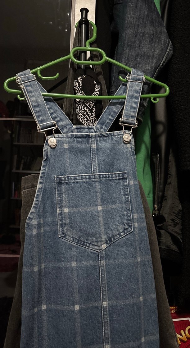 Kız Kot Midi Kısa Tulum - Görsel 2