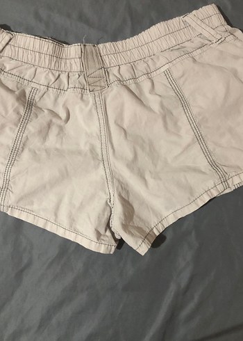 BDG Bej Mini Keten Şort - Görsel 2