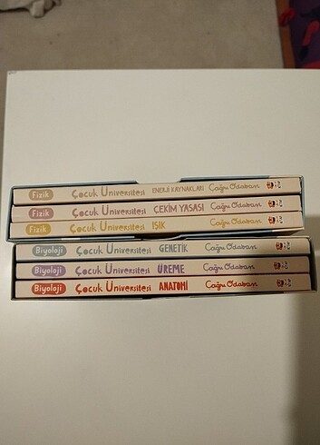  Çocuk üniversitesi 2 set 6 kitap