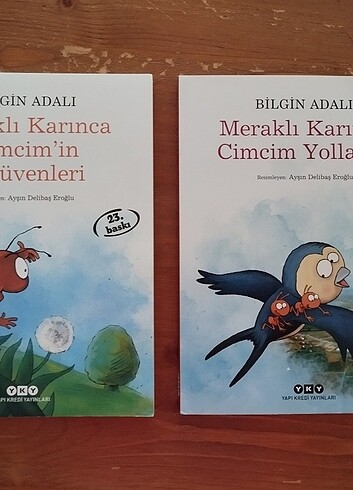 merakli karinca cimcim 2 kitap