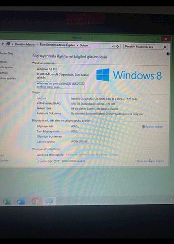 Asus Kahverengi Asus Laptop