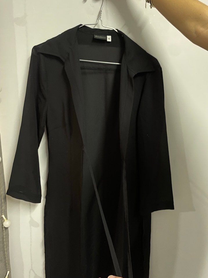 Siyah Midi Kadın tunik - Görsel 2