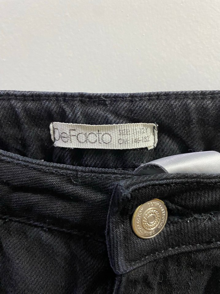 Kız çocuk Siyah Bol Kesim kargo Pantolon - Görsel 3