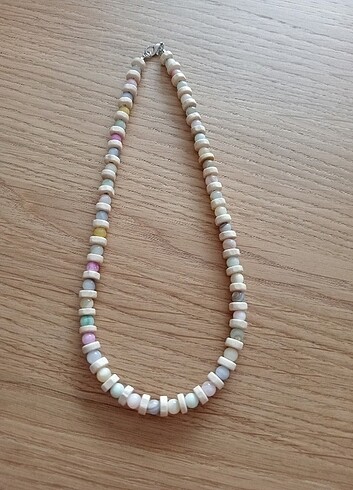 Beden çeşitli Renk Soft pastel sedef kolye