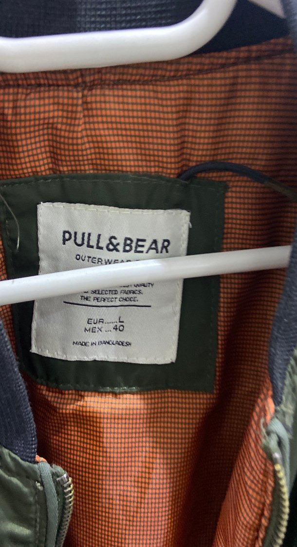 Erkek Haki Fermuarlı Bomber Ceket - Görsel 2