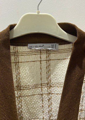 Düğmeli, V Yaka Midi Kadın Ceket - Görsel 2