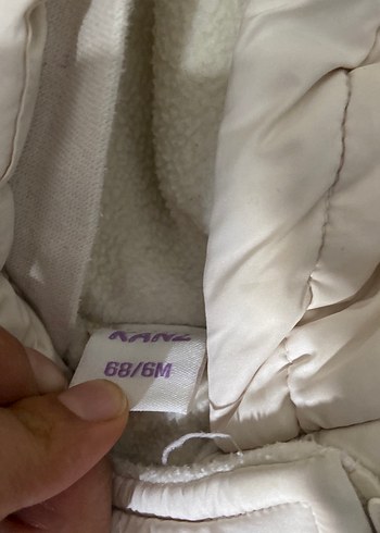 Beyaz Nakışlı Bebek Kız Tulumu - Görsel 4