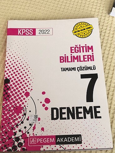 Pegem Kpss Eğitim Bilimleri 7li Deneme
