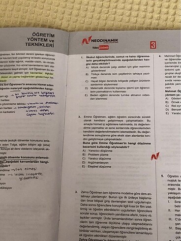  Metin Şar Oscar Denemesi ÖYT 15 Deneme