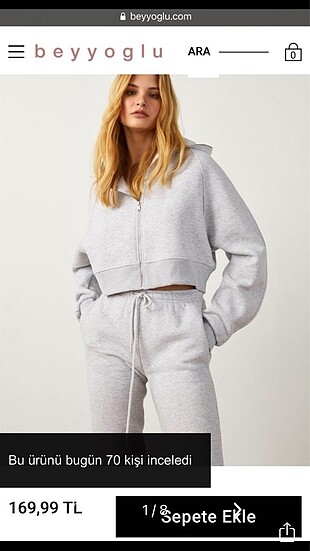 beyyoglu gri sweat hırka