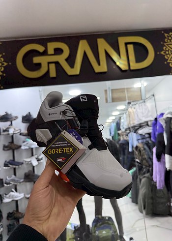 SALOMON beyaz gri outdoor spor ayakkabı - Görsel 3