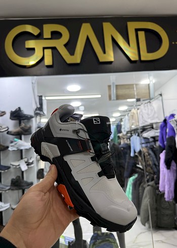 SALOMON beyaz gri outdoor spor ayakkabı - Görsel 2