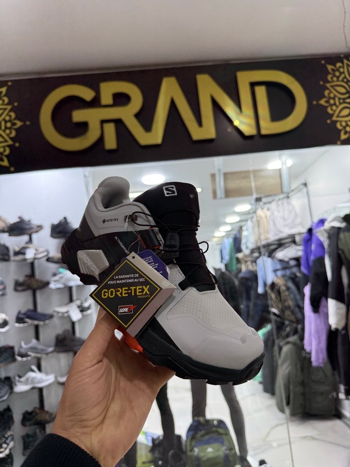 SALOMON beyaz gri outdoor spor ayakkabı - Görsel 3