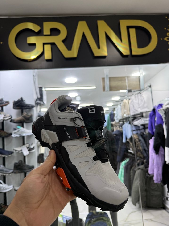 SALOMON beyaz gri outdoor spor ayakkabı - Görsel 2