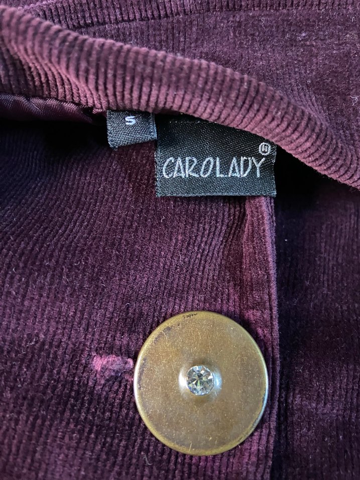 Bordo Süet Kadın Blazer Ceket - Görsel 4
