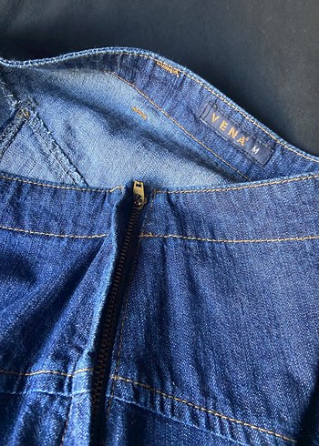 Mavi Denim Vintage Midi Etek - Görsel 5
