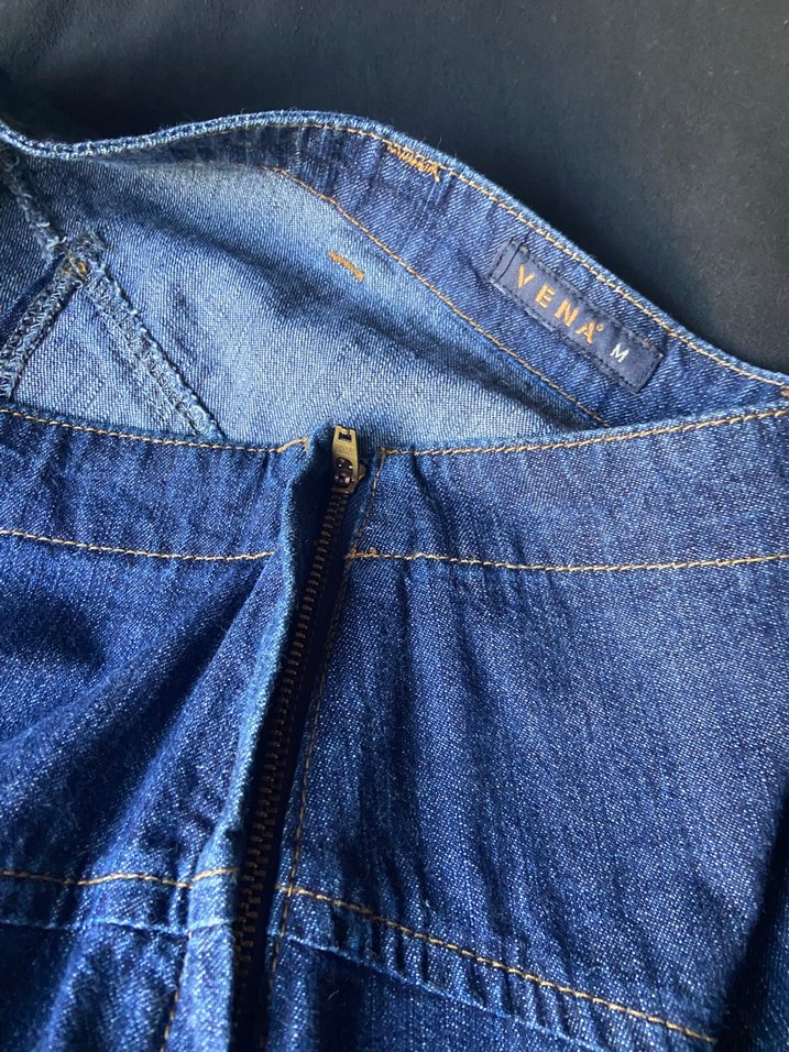 Mavi Denim Vintage Midi Etek - Görsel 5