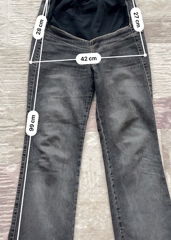 American Vintage Gri Salaş Kot Pantolon