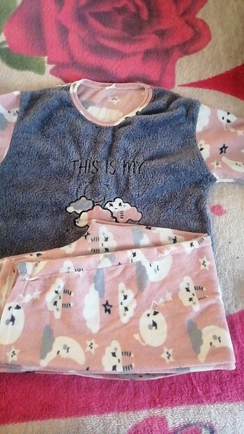 Polar pijama alt üst takım