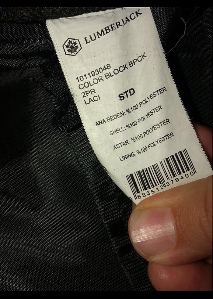 lumberjack erkek sırt çantası - Görsel 3