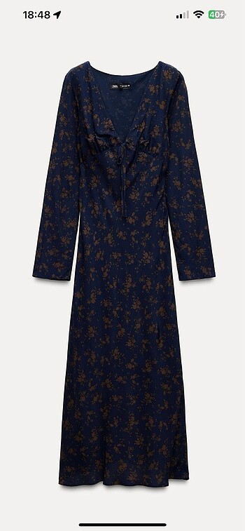 xs Beden Zara elbise