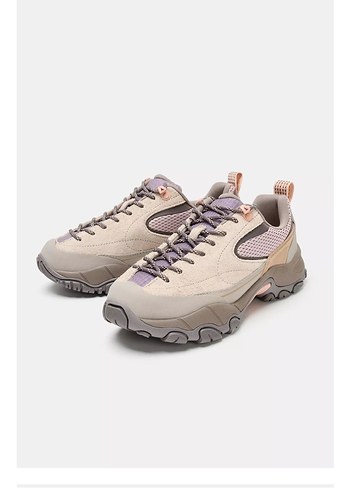 Zara Bej Bağcıklı Kadın Spor Ayakkabı Platform Topuk - Görsel 3
