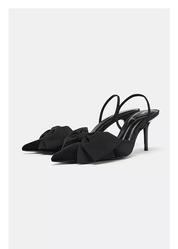 Zara fiyonk detaylı topuklu - Görsel 2