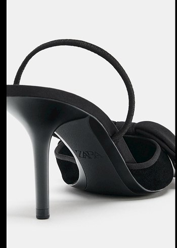 Zara fiyonk detaylı topuklu - Görsel 3