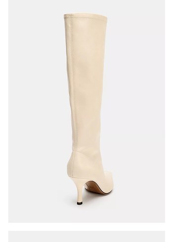 Zara yeni etiketli Süet İnce Topuklu  Çizme - Görsel 4