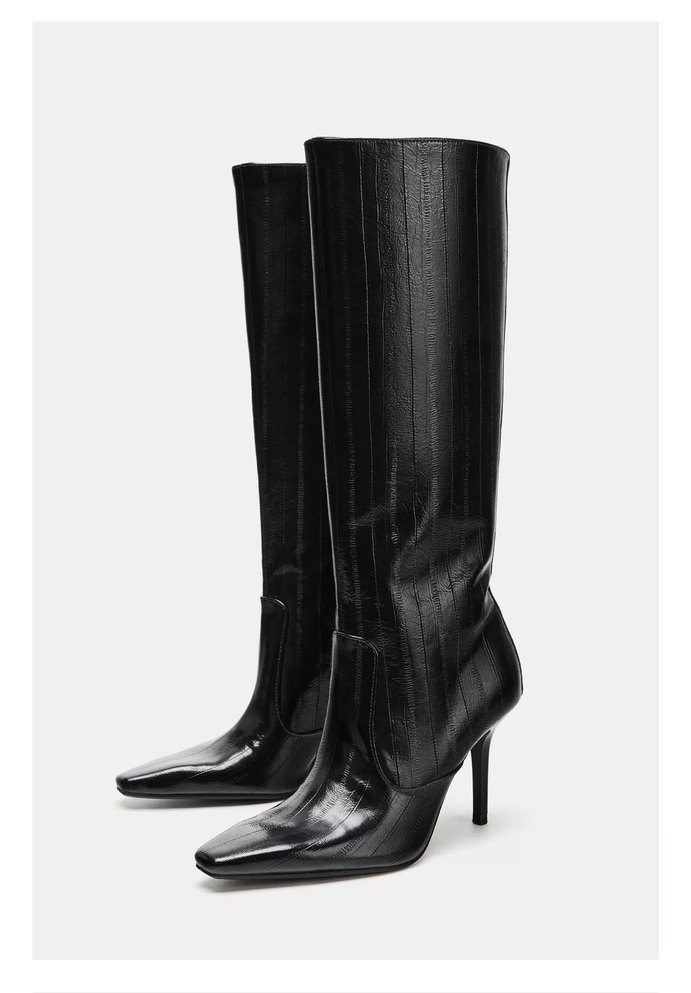 Zara yeni etiketli deri çizme - Görsel 2