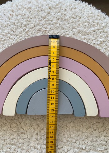 Diğer Pastel Renkli Ahşap Gökkuşağı Oyuncak