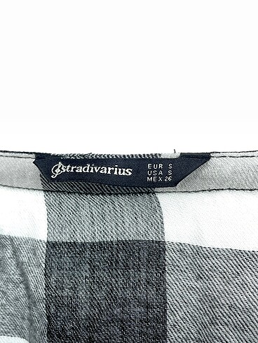 s Beden gri Renk Stradivarius Bluz %70 İndirimli.