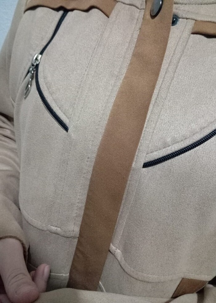 Süet ferace - Görsel 3