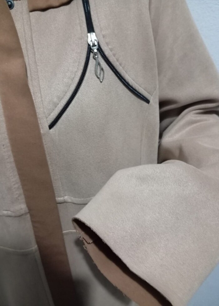 Süet ferace - Görsel 4